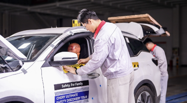 CHERY pone a prueba la seguridad familiar del Tiggo 9